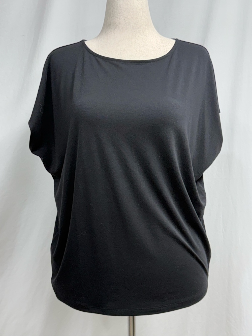 Ann Taylor Factory Black Dolman Sleeve Tee